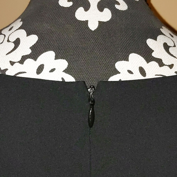 Ladies Ann Taylor LOFT Sleeveless Black Dress w/Front Pleats/ Classy Sz 10 - Picture 8 of 10